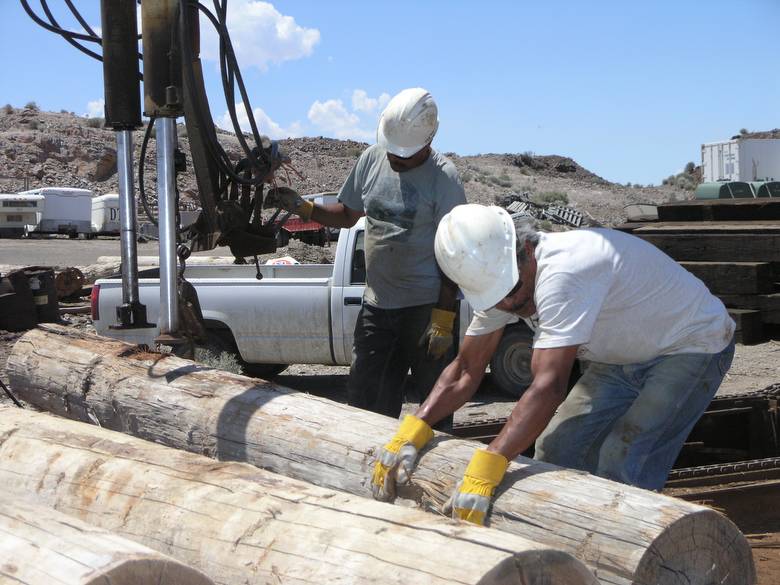 Pulling Metal out of Trestle Piling